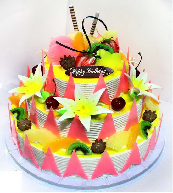 3 Layer round cake   MH05246