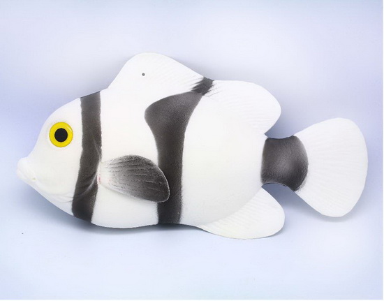 Blanco y negro pez payaso anémono MH05221