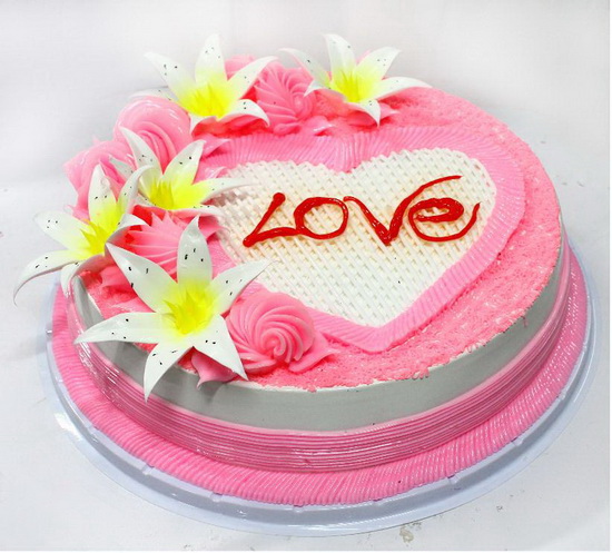 Pastel en forma de corazn MH05244