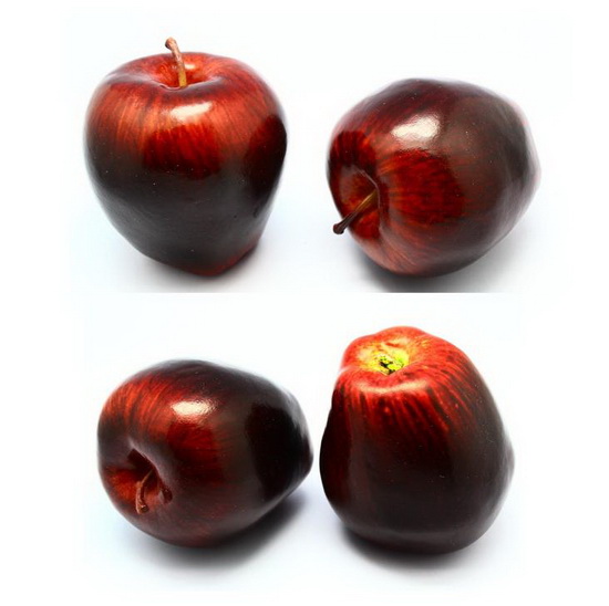 Manzana despojada deliciosa